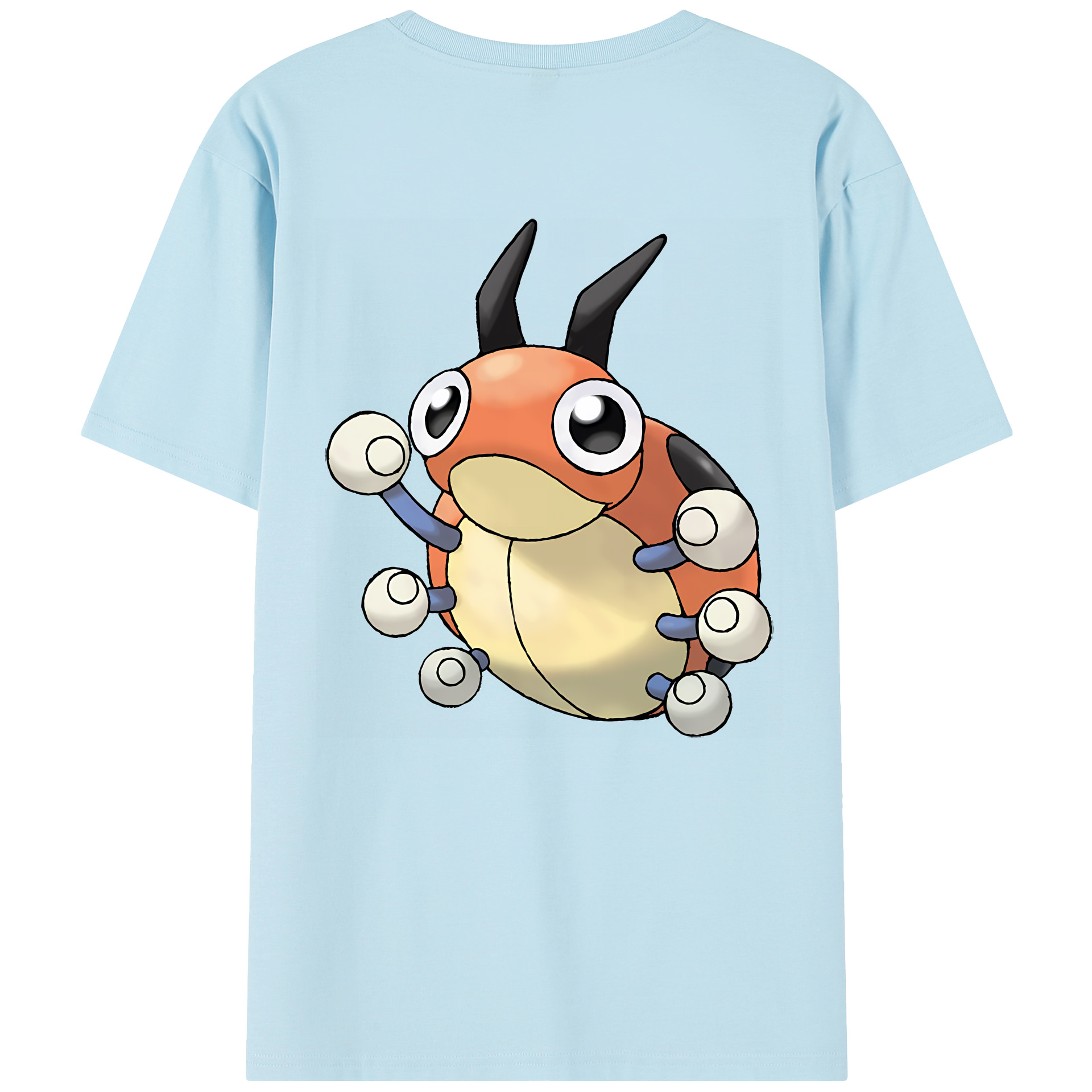 （画像用） ポケットモンスター Pokémon 綿100％半袖Tシャツ（背面プリント）